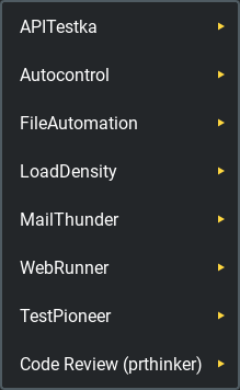 Automation menu